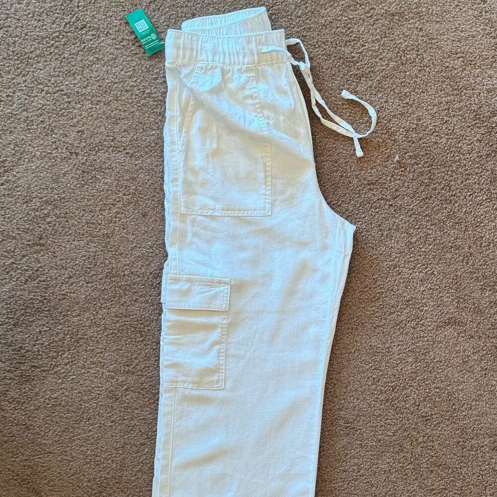 Gap Cotton Pants, XS, White